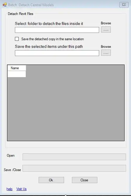 Batch Detach Central Models