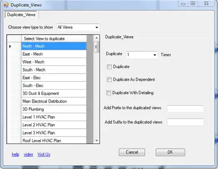 Batch Duplicate Views