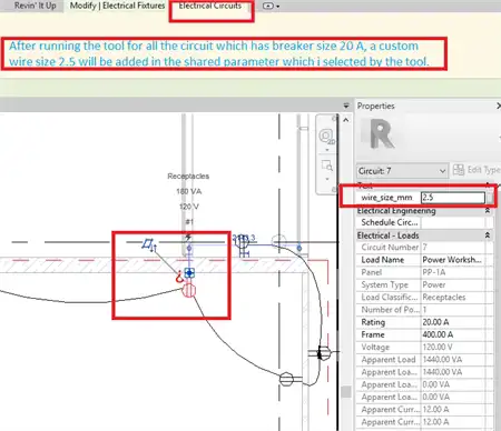 Batch Fill Circuit Parameters
