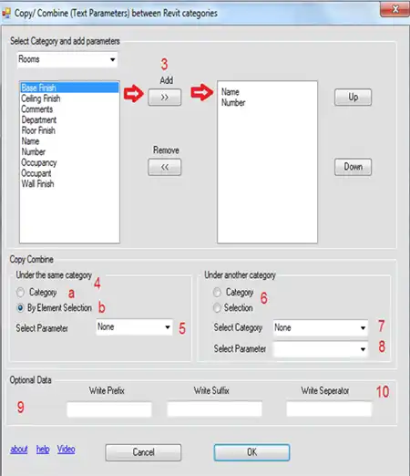 Copy/ Combine/Split(Text Parameters)