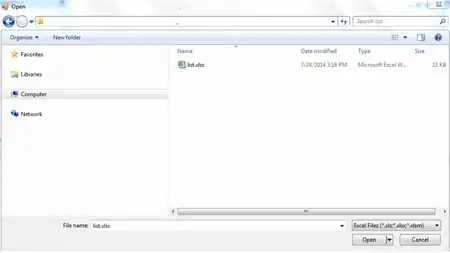 Create Sheets from Excel List
