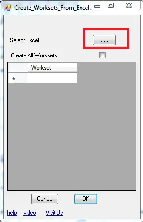 Create Worksets from Excel