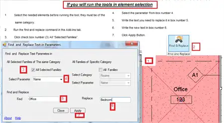 Find and Replace Text in Parameters