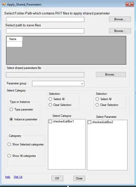 Parameters Package