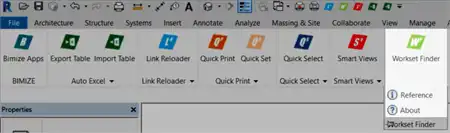 WorksetFinder - Select items in a workset