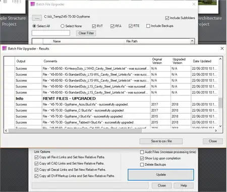 Bulk Upgrader & Links2023