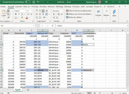 Hello Excel