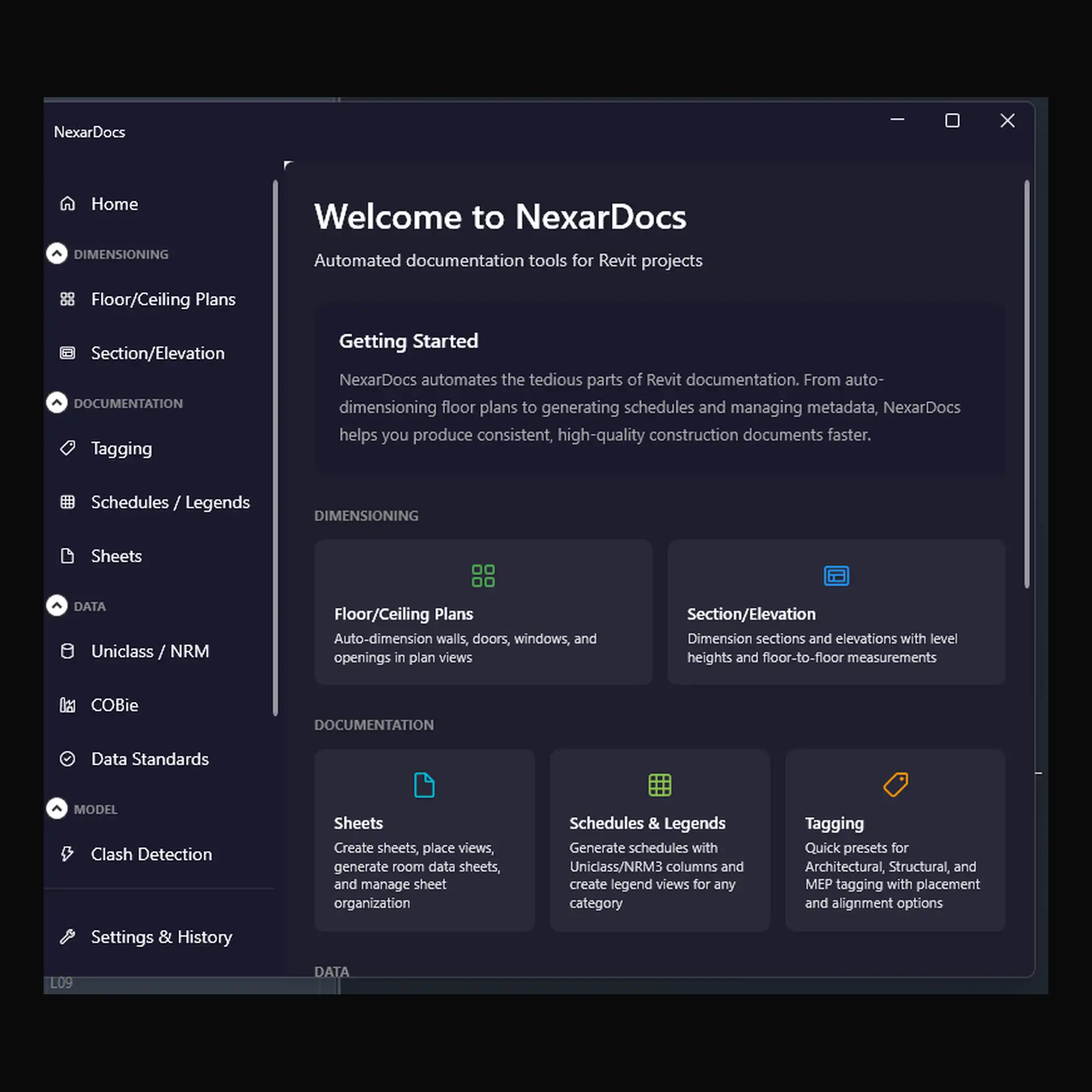 Nexar Docs screenshot