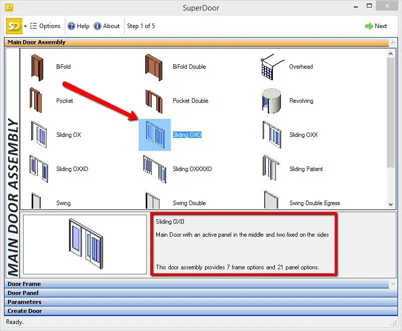 CTC SuperDoor Configurator 2027 screenshot