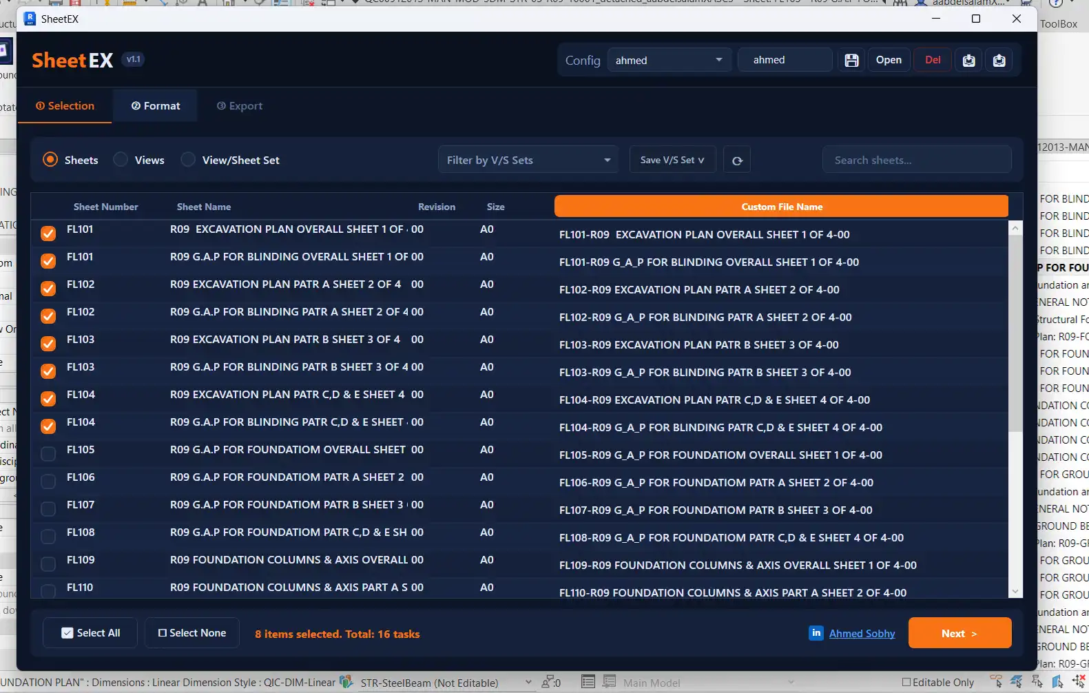 SheetEX screenshot