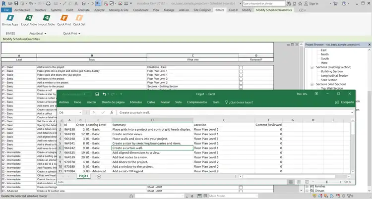 Replicate any table in Excel. Then modify it and reimport!