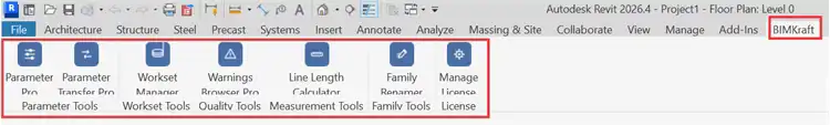 BIMKraft Toolbar