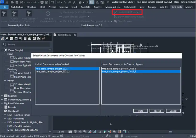 Bird Tools - Clash Preventor - Link-to-Link Mode