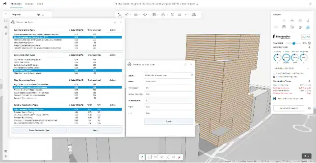 Create and apply envelope component properties to align with Revit Families