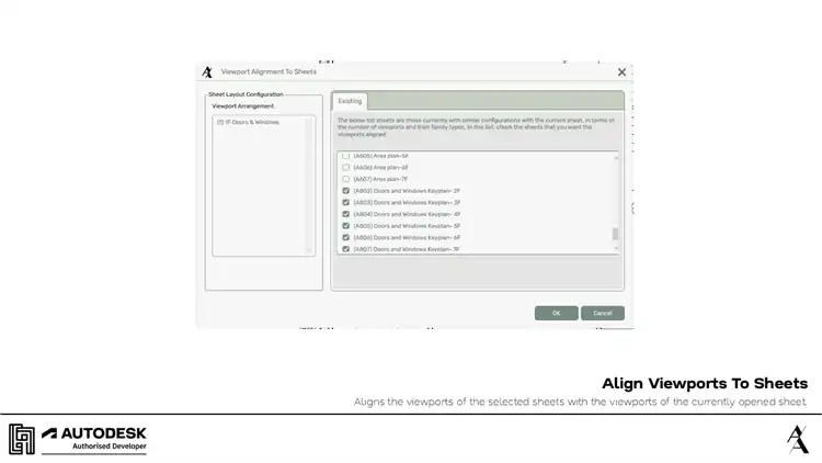 Align Viewports to Sheets