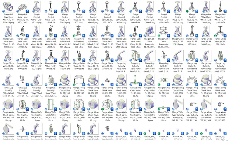 Khai-Long-Tech-RVT-Families-ASME-Valves-Parametric-Families-1