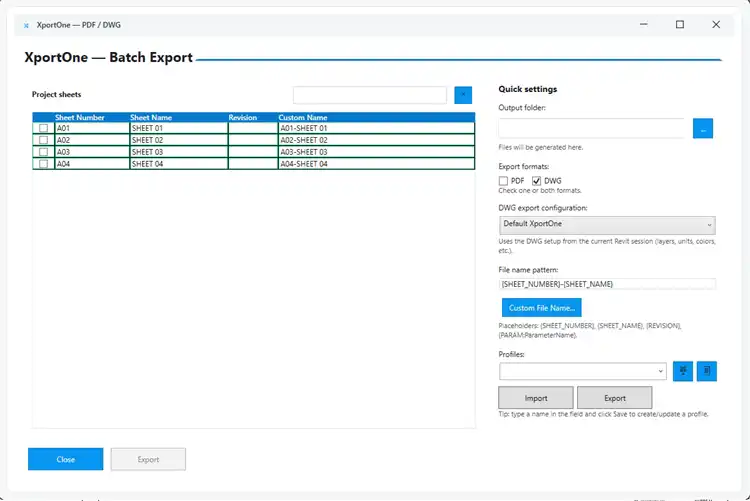 Melo-Structural-XportOne--Batch-PDF--DWG-Export-2