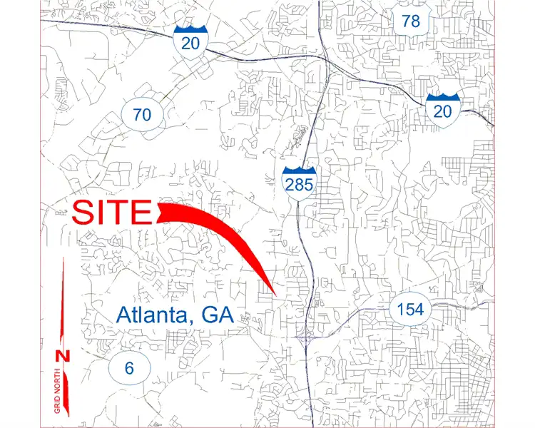 Vicinity GIS - Location Map Example