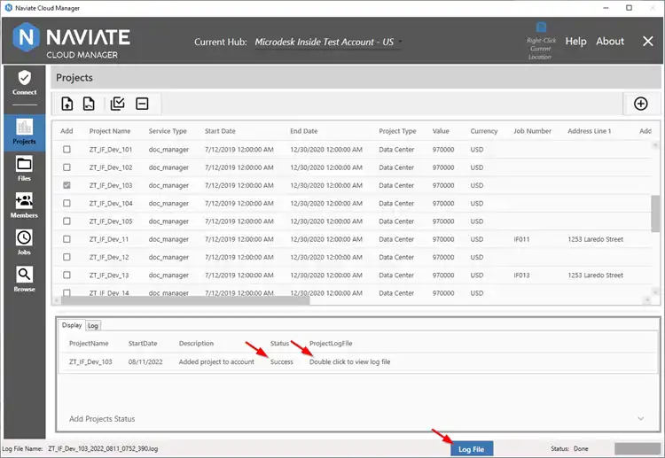 Create BIM 360 projects in bulk with an excel based workflow