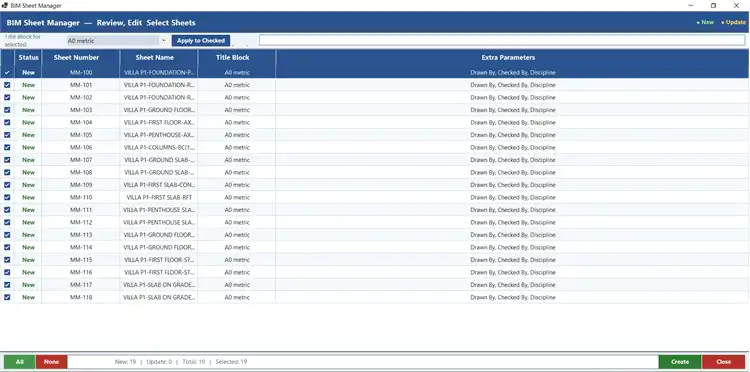 The image shows that when the Excel sheet is loaded, the tool will read all the data.