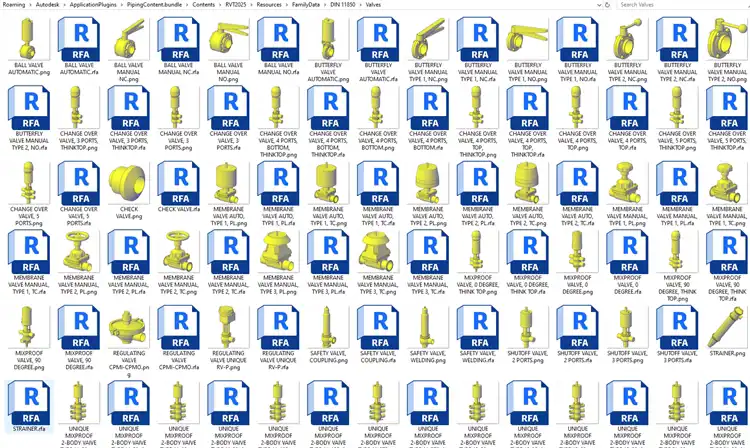 Piping-Content-RVT-Families-DIN-11850-EN-10357-Parametric-Families-3