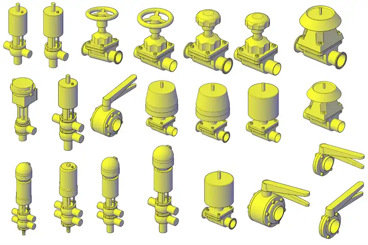 Piping-Content-RVT-Families-DIN-11850-EN-10357-Parametric-Families-4