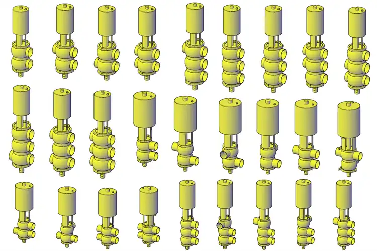 Piping-Content-RVT-Families-DIN-11850-EN-10357-Parametric-Families-6