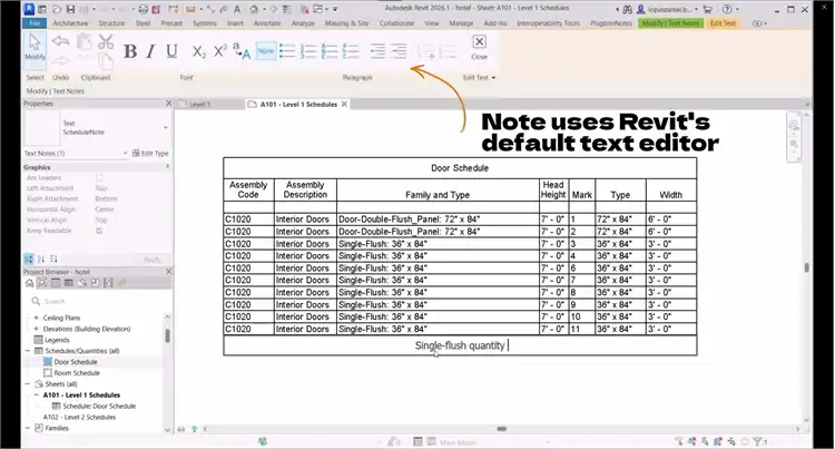 Plugbim-PlugbimNotes--Notes-for-Schedules-2