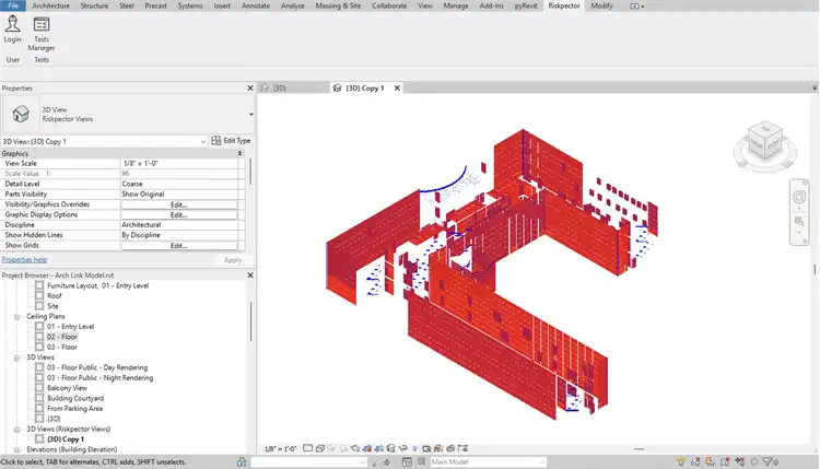 See issues instantly highlighted in your model.
