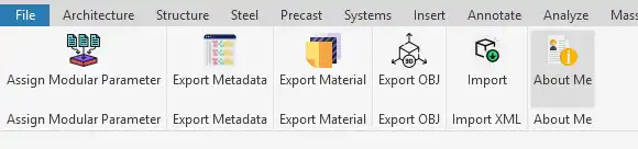 Menu Buttons in Revit Ui