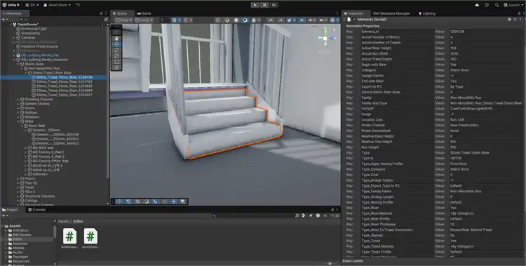 Metadata inside Unity extracted through ReUniXchange Plugin