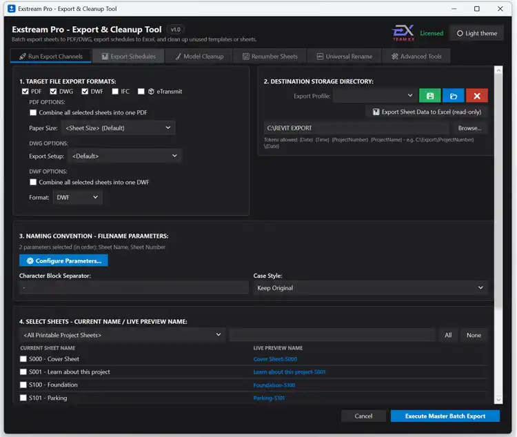 TeamEx-BIM-Solutions-Exstream-Pro--Export--Cleanup-Tool-1