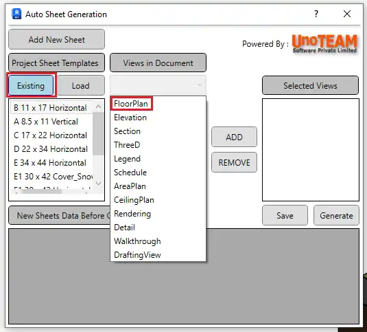 UnoTEAM-Software-Pvt-Ltd-UnoTool-AutoSheet-Generation-3