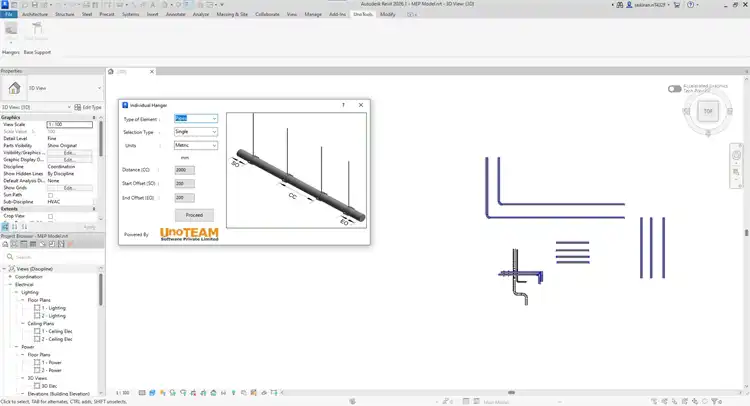 UnoTEAM-Software-Pvt-Ltd-UnoTool-MEP-AutoHangerSuite-13