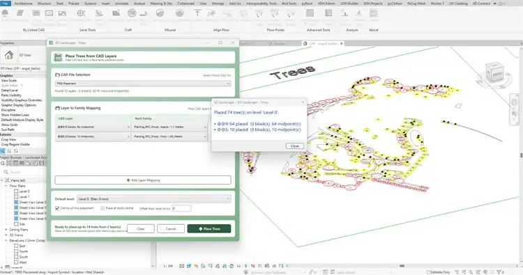 By Linked CAD - Trees