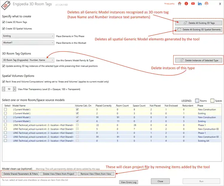 Cleaning and Deleting