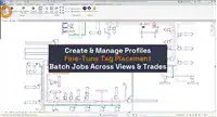 Manage Profiles: create, edit, and organize reusable tagging profiles for any MEP discipline.
